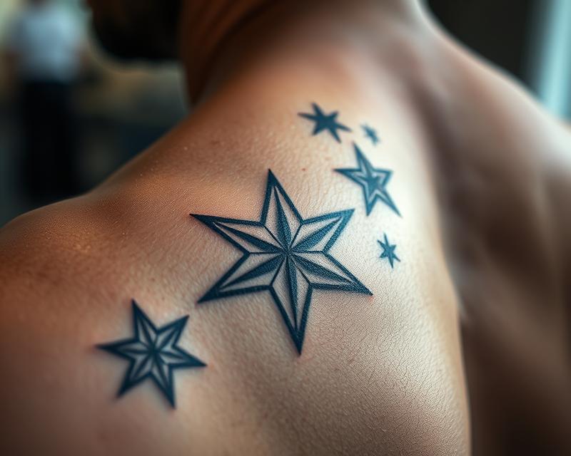 Tatuaże gwiazdki męskie – ich znaczenie i symbolika w męskości