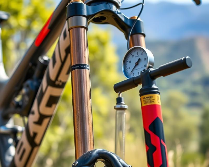 Jak napompować amortyzator w rowerze? Poradnik krok po kroku